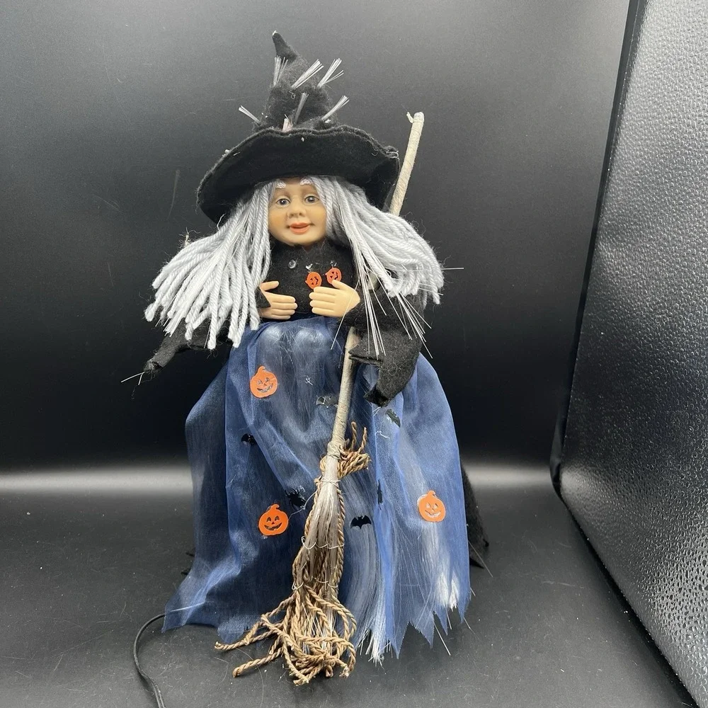 Vintage Foremost Halloween Fiber Optic Witch Decoration‎ 14